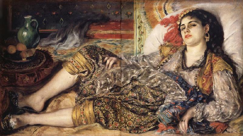Pierre Renoir Odalisque or Woman of Algiers Germany oil painting art